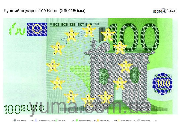 Схема euro. 100 Евро. Сувенирные 100 евро. Подарки за 100 евро. Арт 100 евро.