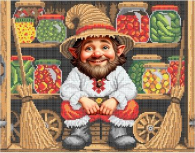 Г-5253 Закрома 36,5х29 - Интернет-магазин товаров для вышивки бисером "Ручки Золотые", Ноябрьск