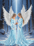 КА3-450 Молитва ангелов 29х40 - Интернет-магазин товаров для вышивки бисером "Ручки Золотые", Ноябрьск