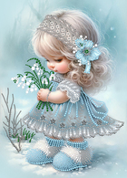 КА3-455 Стесняшка 28х39 - Интернет-магазин товаров для вышивки бисером "Ручки Золотые", Ноябрьск