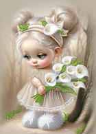 КА3-457 Кудряшка 28х39 - Интернет-магазин товаров для вышивки бисером "Ручки Золотые", Ноябрьск