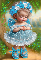 larkes. К-3719 Милашка 3 26х38 - Интернет-магазин товаров для вышивки бисером "Ручки Золотые", Ноябрьск