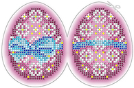 ЗА5-038 Пасхальное яйцо 6х8 - Интернет-магазин товаров для вышивки бисером "Ручки Золотые", Ноябрьск