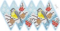 ЗОИА5-005 Новогодняя игрушка 6х8 - Интернет-магазин товаров для вышивки бисером "Ручки Золотые", Ноябрьск