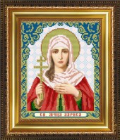 VIA 4028 Св.Мученица Лариса 20,5х25 - Интернет-магазин товаров для вышивки бисером "Ручки Золотые", Ноябрьск