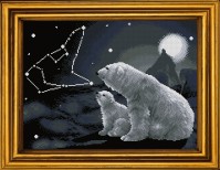 АЕ-3048 Звездные медведи 29х39 - Интернет-магазин товаров для вышивки бисером "Ручки Золотые", Ноябрьск