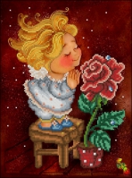 ЧК3-3466 Маленький принц и роза 24х32,5 - Интернет-магазин товаров для вышивки бисером "Ручки Золотые", Ноябрьск
