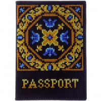 FLHL-048 Обложка на паспорт 19,5х13,5 - Интернет-магазин товаров для вышивки бисером "Ручки Золотые", Ноябрьск
