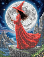 Г-5261 Маленькая волшебница 28х37 - Интернет-магазин товаров для вышивки бисером "Ручки Золотые", Ноябрьск