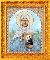 ИА4-039-6 Святая блаженная Матрона Московская 20х25 - Интернет-магазин товаров для вышивки бисером "Ручки Золотые", Ноябрьск