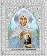 ИСА4-039-2 Святая блаженная Матрона Московская 20х25 - Интернет-магазин товаров для вышивки бисером "Ручки Золотые", Ноябрьск