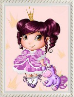 КА5-004 Маленькая принцесса 14х18  - Интернет-магазин товаров для вышивки бисером "Ручки Золотые", Ноябрьск