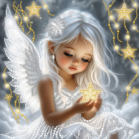 КВА3-053 Сияние звезды 26х26  - Интернет-магазин товаров для вышивки бисером "Ручки Золотые", Ноябрьск