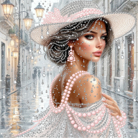 КВА3-054 Розовая жемчужина 26х26 - Интернет-магазин товаров для вышивки бисером "Ручки Золотые", Ноябрьск