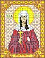Ларкес И-5002 Св. Мученица Зоя 13,5х17 - Интернет-магазин товаров для вышивки бисером "Ручки Золотые", Ноябрьск