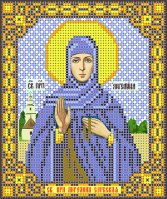 Ларкес И-5004 Св. Прп. Ангелина Сербская 13,5х16,5 - Интернет-магазин товаров для вышивки бисером "Ручки Золотые", Ноябрьск
