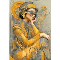 larkes. К-3715 Абстракция 4 26х38 - Интернет-магазин товаров для вышивки бисером "Ручки Золотые", Ноябрьск