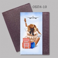 ОБП4-10 Обложка на паспорт Фиолетовый, кожзам. - Интернет-магазин товаров для вышивки бисером "Ручки Золотые", Ноябрьск