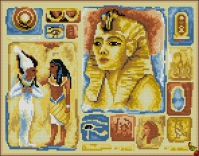 ПК3-3001 Египетская фреска 32,6х25,5 полная зашивка - Интернет-магазин товаров для вышивки бисером "Ручки Золотые", Ноябрьск