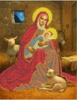 ПР-064-3 Рождение Христа 27x35 - Интернет-магазин товаров для вышивки бисером "Ручки Золотые", Ноябрьск