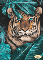 ТА-491 Тигр в джунглях 24х33 - Интернет-магазин товаров для вышивки бисером "Ручки Золотые", Ноябрьск