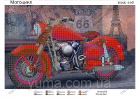 ЮМА-4441 Мотоцикл 18х27,5  - Интернет-магазин товаров для вышивки бисером "Ручки Золотые", Ноябрьск
