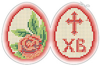 ЗА5-002 Пасхальное яйцо 6х8 - Интернет-магазин товаров для вышивки бисером "Ручки Золотые", Ноябрьск