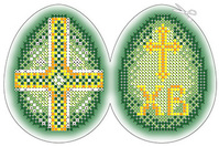 ЗА5-003 Пасхальное яйцо 6х8 - Интернет-магазин товаров для вышивки бисером "Ручки Золотые", Ноябрьск