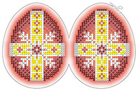 ЗА5-004 Пасхальное яйцо 6х8 - Интернет-магазин товаров для вышивки бисером "Ручки Золотые", Ноябрьск