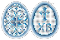 ЗА5-010 Пасхальное яйцо заготовка для изготовления игрушки 6х8 - Интернет-магазин товаров для вышивки бисером "Ручки Золотые", Ноябрьск