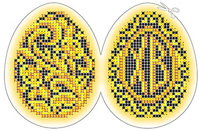 ЗА5-033 Пасхальное яйцо 6х8 - Интернет-магазин товаров для вышивки бисером "Ручки Золотые", Ноябрьск
