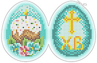 ЗА5-036 Пасхальное яйцо 6х8 - Интернет-магазин товаров для вышивки бисером "Ручки Золотые", Ноябрьск