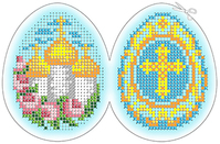 ЗА5-037 Пасхальное яйцо 6х8 - Интернет-магазин товаров для вышивки бисером "Ручки Золотые", Ноябрьск