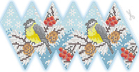 ЗОИА5-005 Новогодняя игрушка 6х8 - Интернет-магазин товаров для вышивки бисером "Ручки Золотые", Ноябрьск