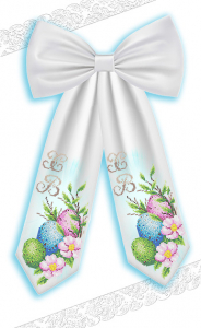 БП-028 Бант Пасхальный 11х140 - Интернет-магазин товаров для вышивки бисером "Ручки Золотые", Ноябрьск