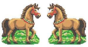 Г-502 Новогодняя игрушка Лошадка размер игрушки 12х13 - Интернет-магазин товаров для вышивки бисером "Ручки Золотые", Ноябрьск