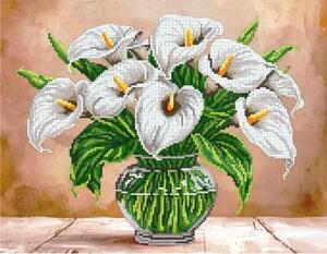 Г-5248 Элегантные каллы 36,5х28,5 - Интернет-магазин товаров для вышивки бисером "Ручки Золотые", Ноябрьск