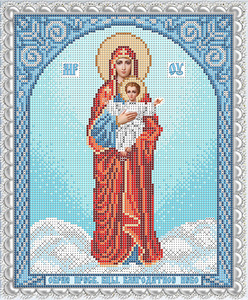 ИА4-133 Образ Пресвятой Богородицы Благодатное небо 20х25 - Интернет-магазин товаров для вышивки бисером "Ручки Золотые", Ноябрьск