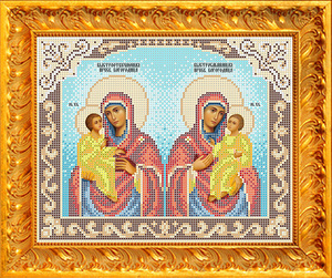 ИА4-136 Образ Пресвятой Богородицы Быстрослышащая и Быстроотвечающая 20х25 - Интернет-магазин товаров для вышивки бисером "Ручки Золотые", Ноябрьск