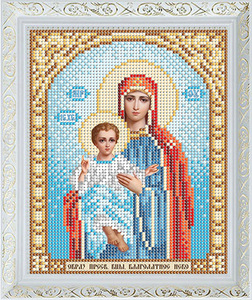 ИА5-133-1 Образ Пресвятой Богородицы Благодатное небо 13х17 - Интернет-магазин товаров для вышивки бисером "Ручки Золотые", Ноябрьск