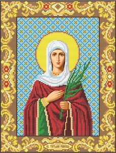 ИГ-4105 Святая Татьяна Римская 28х36 - Интернет-магазин товаров для вышивки бисером "Ручки Золотые", Ноябрьск