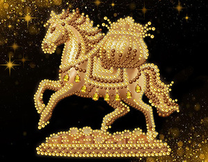 КА5-122 Денежная лошадка 14х18 - Интернет-магазин товаров для вышивки бисером "Ручки Золотые", Ноябрьск