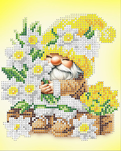 КА5-126 Гном Нарцисс 14х17,5 - Интернет-магазин товаров для вышивки бисером "Ручки Золотые", Ноябрьск