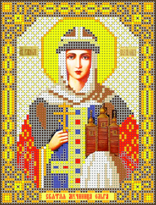 Ларкес И-5010 Св. Равноапостольная Княгиня Ольга 13,5х17,5 - Интернет-магазин товаров для вышивки бисером "Ручки Золотые", Ноябрьск