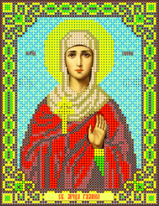 Ларкес И-5014 Св. Мученица  Галина 13,5х17,5 - Интернет-магазин товаров для вышивки бисером "Ручки Золотые", Ноябрьск