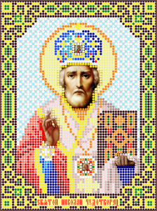 Ларкес И-5022 Св. Николай Чудотворец 13,5х18 - Интернет-магазин товаров для вышивки бисером "Ручки Золотые", Ноябрьск