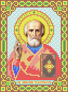 Ларкес И-5032 Николай Чудотворец 13,5х18 - Интернет-магазин товаров для вышивки бисером "Ручки Золотые", Ноябрьск