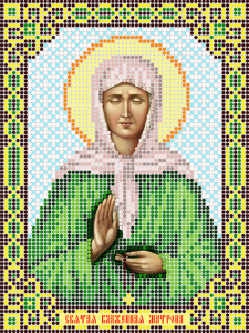 Ларкес И-5033 Св. Блаженная Матрона 13,5х18 - Интернет-магазин товаров для вышивки бисером "Ручки Золотые", Ноябрьск