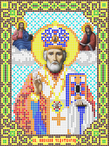 Ларкес И-5051 Николай Чудотворец 13,5х18  - Интернет-магазин товаров для вышивки бисером "Ручки Золотые", Ноябрьск