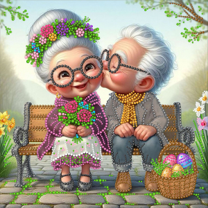 larkes. К-3722 Любящие сердца 2 26х26 - Интернет-магазин товаров для вышивки бисером "Ручки Золотые", Ноябрьск